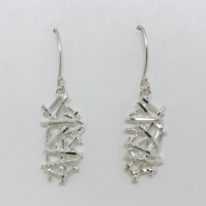 Twig Free Form Earrings by A & R Jewellery at The Avenue Gallery, a contemporary fine art gallery in Victoria, BC, Canada.