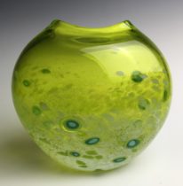 Tulip Vase (Lime) by Lisa Samphire at The Avenue Gallery, a contemporary fine art gallery in Victoria, BC, Canada.
