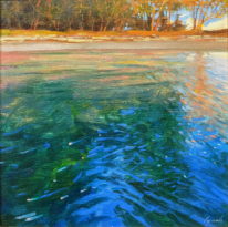 Arbutus Beach, Tumbo Island (Field Study) by Brent Lynch at The Avenue Gallery, a contemporary fine art gallery in Victoria, BC, Canada.