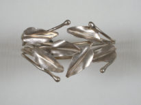 Six Leaf Cuff by Darlene Letendre at The Avenue Gallery, a contemporary fine art gallery in Victoria, BC, Canada.