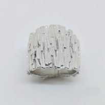 Vertical Bark Ring by A & R Jewellery at The Avenue Gallery, a contemporary fine art gallery in Victoria, BC, Canada.