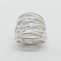 Horizontal Twigs Ring by A & R Jewellery at The Avenue Gallery, a contemporary fine art gallery in Victoria, BC, Canada.