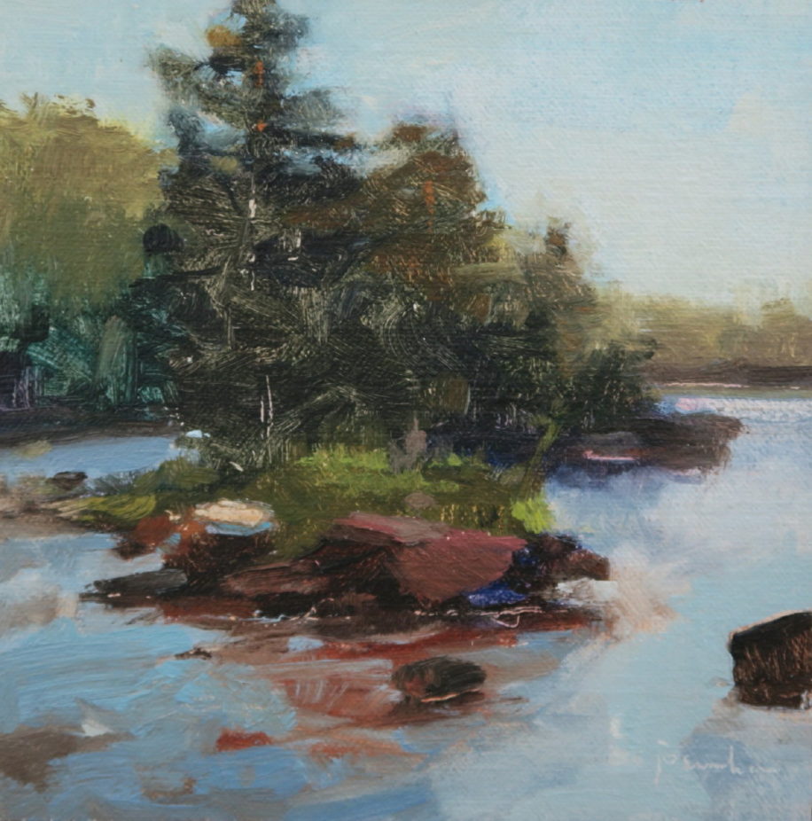 Little Island by Maria Josenhans at The Avenue Gallery, a contemporary fine art gallery in Victoria, BC, Canada.