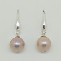 Edison Pearl Earrings by Val Nunns at The Avenue Gallery, a contemporary fine art gallery in Victoria, BC, Canada.