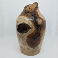 Birch Burl Hollow Form by Laurie Ward at The Avenue Gallery, a contemporary fine art gallery in Victoria, BC, Canada.
