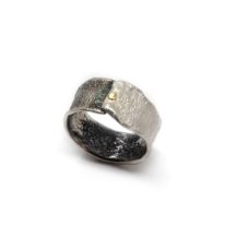 Gold Accent Ring by ARTYRA Studio at The Avenue Gallery, a contemporary fine art gallery in Victoria, BC, Canada.