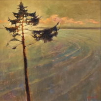 Watcher (Field Study) by Brent Lynch at The Avenue Gallery, a contemporary fine art gallery in Victoria, BC, Canada.