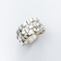 Chunky Woven Basket Ring by Chi's Creations at The Avenue Gallery, a contemporary fine art gallery in Victoria, BC, Canada.