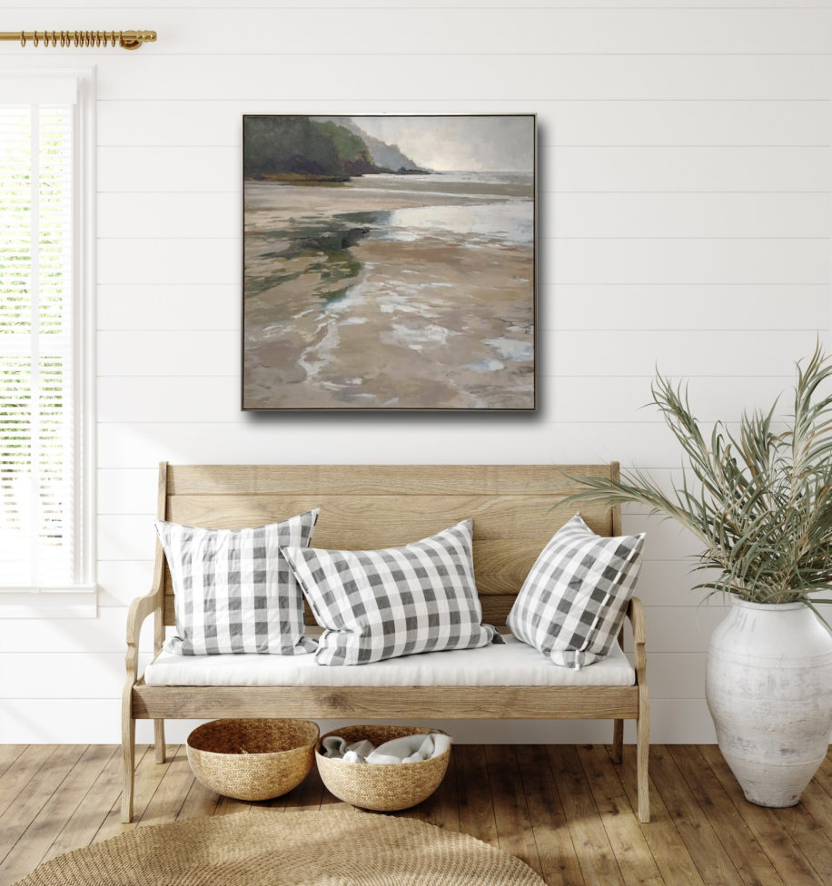 San Josef Bay Reflections by Maria Josenhans at The Avenue Gallery, a contemporary fine art gallery in Victoria, BC, Canada.