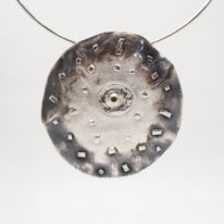 Shield Pendant Necklace by Artyra Studio at The Avenue Gallery, a contemporary fine art gallery in Victoria BC, Canada