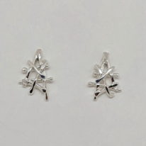 Small Triangle Twig Earrings by A & R Jewellery at The Avenue Gallery, a contemporary fine art gallery in Victoria, BC, Canada.