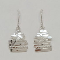 Medium Bark Earrings by A & R Jewellery at The Avenue Gallery, a contemporary fine art gallery in Victoria, BC, Canada.