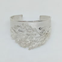 Frost and Fern Series Cuff Bracelet by Andrea Russell at The Avenue Gallery, a contemporary fine art gallery in Victoria, BC, Canada.