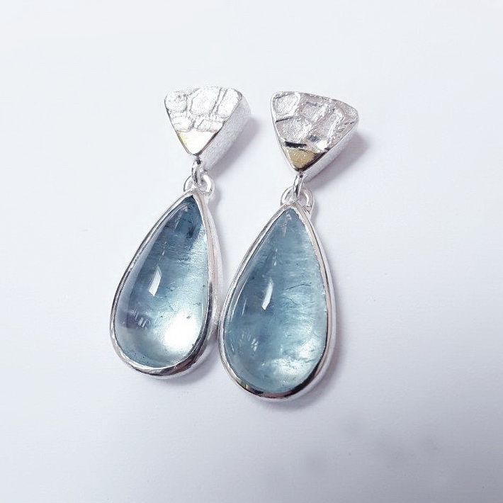 Halfmoon Bay Earrings by Andrea Roberts at The Avenue Gallery, a contemporary fine art gallery in Victoria, BC, Canada.