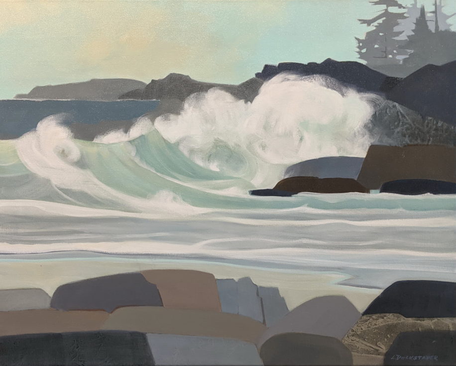 The Sound of the Surf by Lorna Dockstader at The Avenue Gallery, a contemporary fine art gallery in Victoria BC, Canada