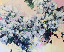 Crazy About Flowers by Corre Alice at The Avenue Gallery, a contemporary fine art gallery in Victoria, BC, Canada.