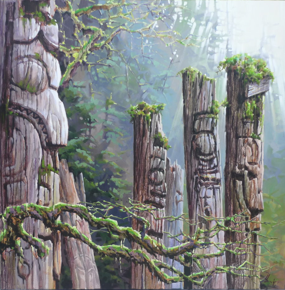 Quiet Forest by Bi Yuan Cheng at The Avenue Gallery, a contemporary fine art gallery in Victoria, BC, Canada.