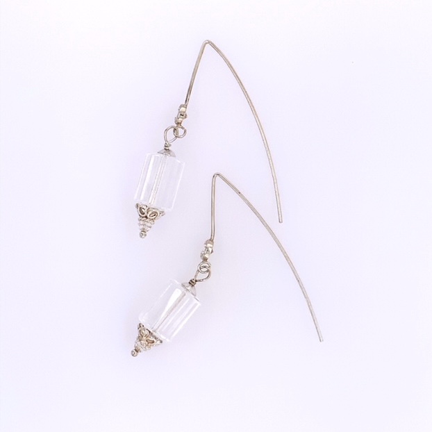Crystal Earrings by LULU B Designs at The Avenue Gallery, a contemporary fine art gallery in Victoria, BC, Canada.