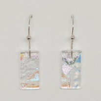 Mosaic Earrings (Medium) by Peggy Brackett at The Avenue Gallery, a contemporary fine art gallery in Victoria, BC, Canada.