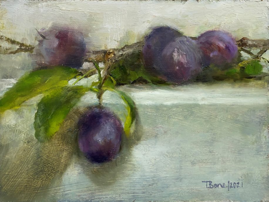 Rule of Plum by Tanya Bone at The Avenue Gallery, a contemporary fine art gallery in Victoria, BC, Canada.