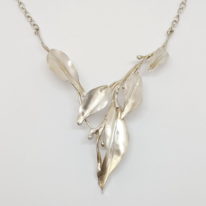 Argentium Silver Necklace by Darlene Letendre at The Avenue Gallery, a contemporary fine art gallery in Victoria, BC, Canada.