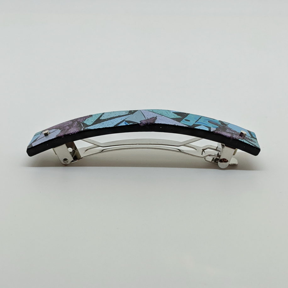 Mosaic Hair Clip (Large) by Peggy Brackett at The Avenue Gallery, a contemporary fine art gallery in Victoria, BC, Canada.