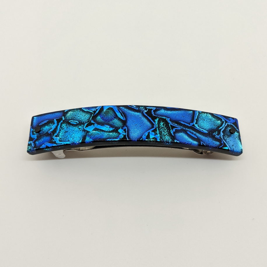 Mosaic Hair Clip (Large) by Peggy Brackett at The Avenue Gallery, a contemporary fine art gallery in Victoria, BC, Canada.