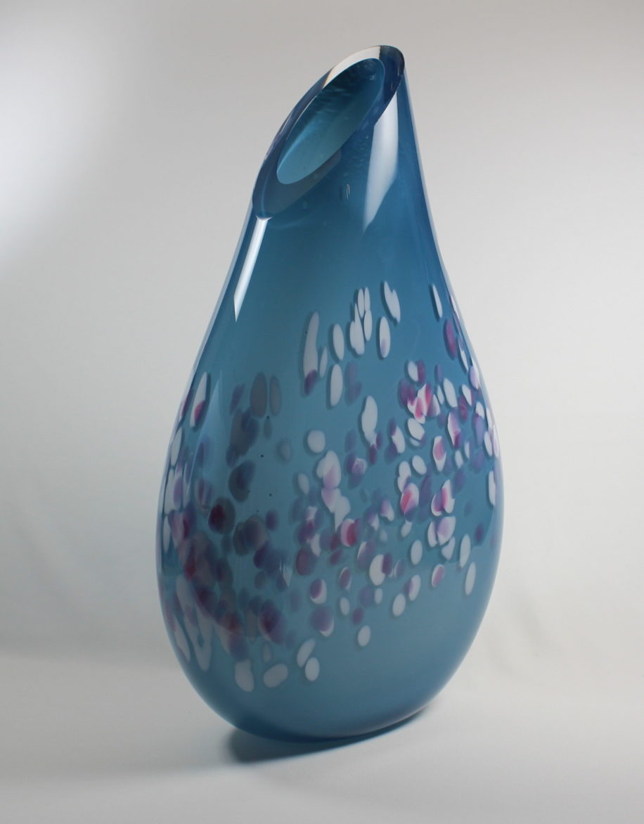 Indigo II Vase by Guy Hollington at The Avenue Gallery, a contemporary fine art gallery in Victoria, BC, Canada.