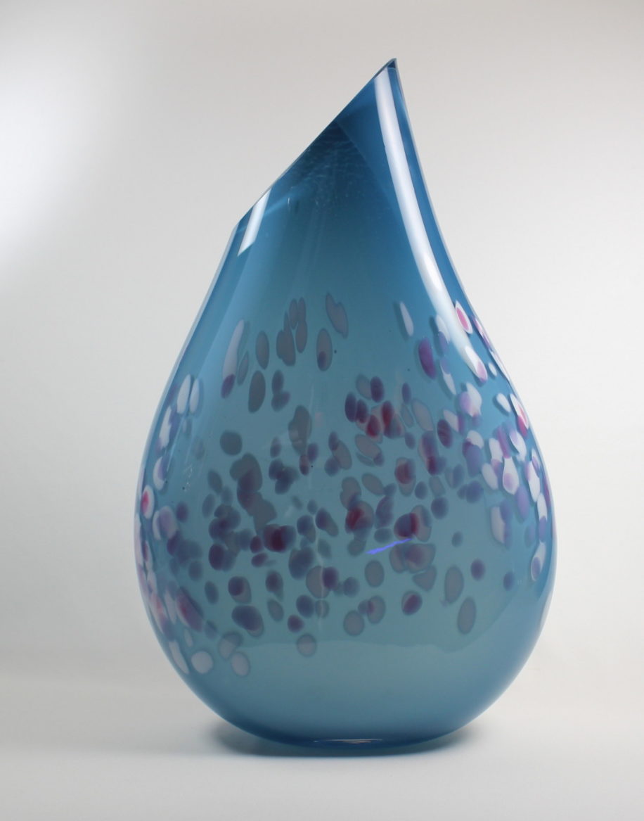 Indigo II Vase by Guy Hollington at The Avenue Gallery, a contemporary fine art gallery in Victoria, BC, Canada.