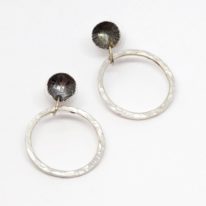 Stud Hoop Earrings by ARTYRA Studio at The Avenue Gallery, a contemporary fine art gallery in Victoria, BC, Canada.