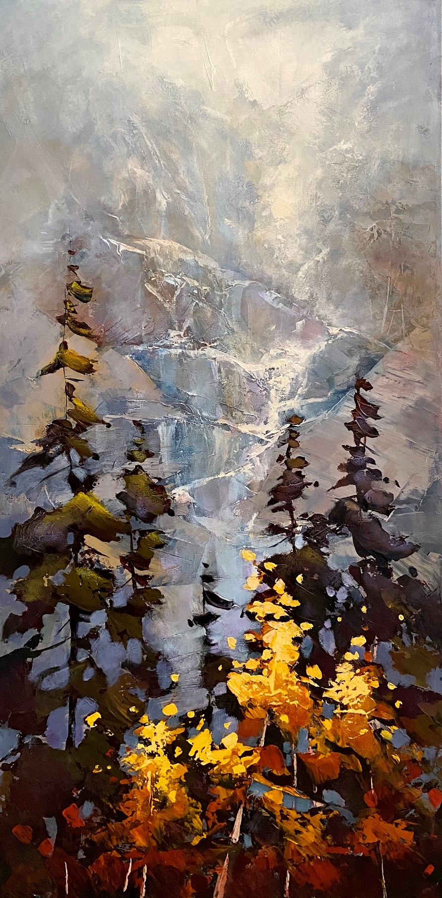 Autumn Below by Linda Wilder at The Avenue Gallery, a contemporary fine art gallery in Victoria, BC, Canada.