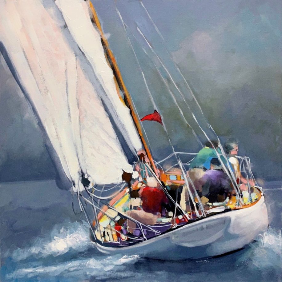 Brewing Storm by Linda Wilder at The Avenue Gallery, a contemporary fine art gallery in Victoria, BC, Canada.