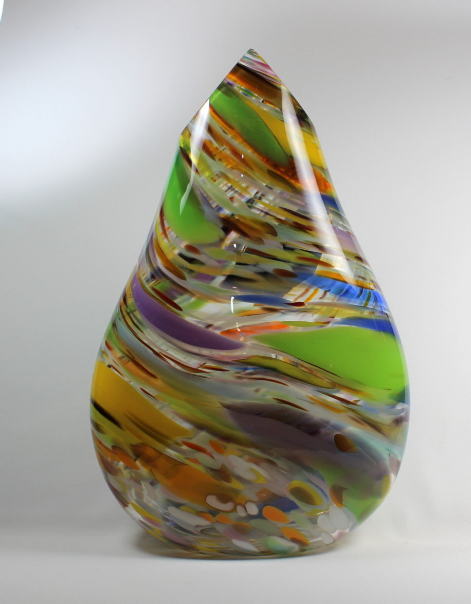 Multi Coloured Vase by Guy Hollington at The Avenue Gallery, a contemporary fine art gallery in Victoria, BC, Canada.