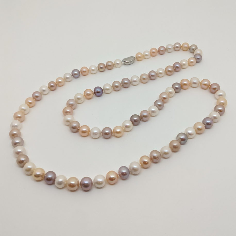 Edison Freshwater Pearl Necklace by Val Nunns at The Avenue Gallery, a contemporary fine art gallery in Victoria, BC, Canada.