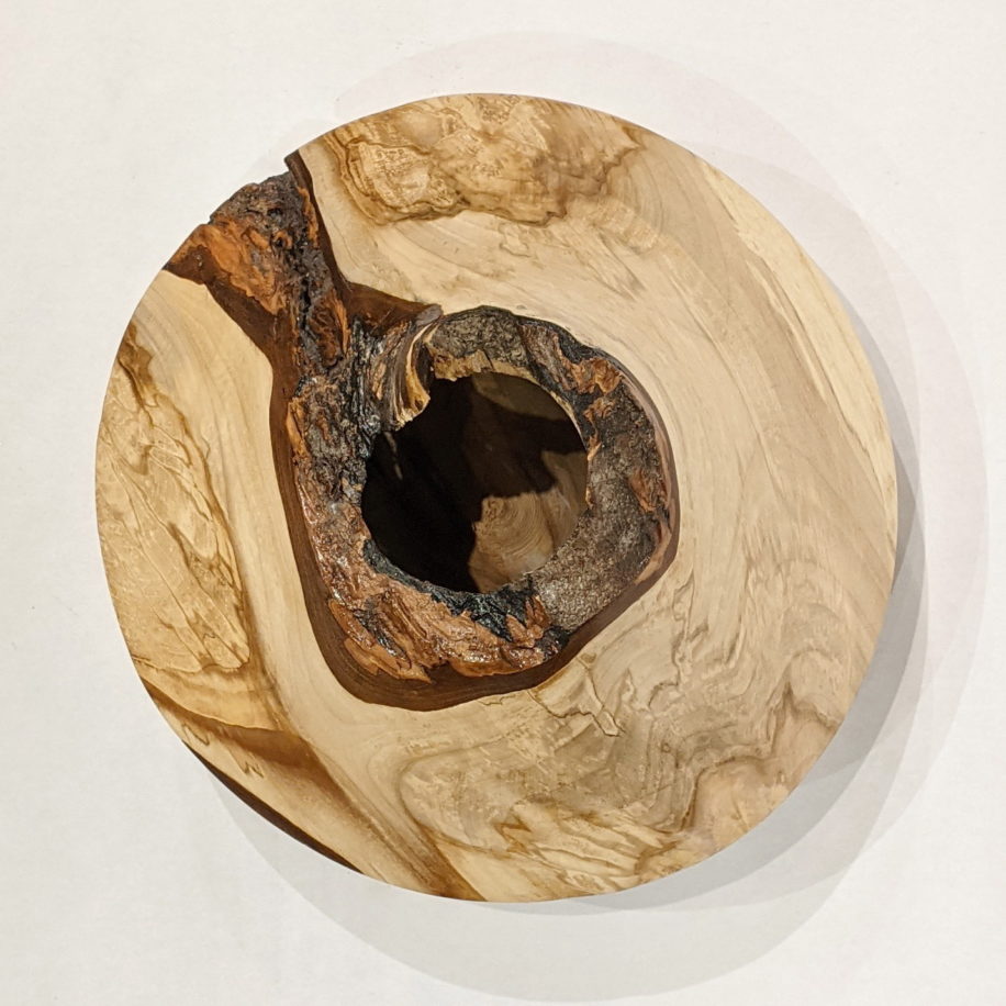 Spalted Pear Vessel by Laurie Ward at The Avenue Gallery, a contemporary fine art gallery in Victoria, BC, Canada.