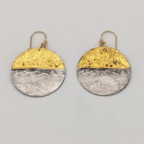 Gong Shimmer Earrings by Air & Earth Design at The Avenue Gallery, a contemporary fine art gallery in Victoria, BC, Canada.