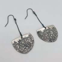 Chi-line Earrings by Air & Earth Design at The Avenue Gallery, a contemporary fine art gallery in Victoria, BC, Canada.