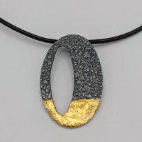 Oval Necklace by Air & Earth Design at The Avenue Gallery, a contemporary fine art gallery in Victoria, BC, Canada.