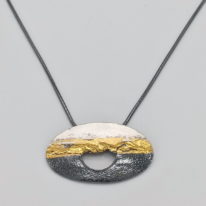 Convergence Necklace by Air & Earth Design at The Avenue Gallery, a contemporary fine art gallery in Victoria, BC, Canada.