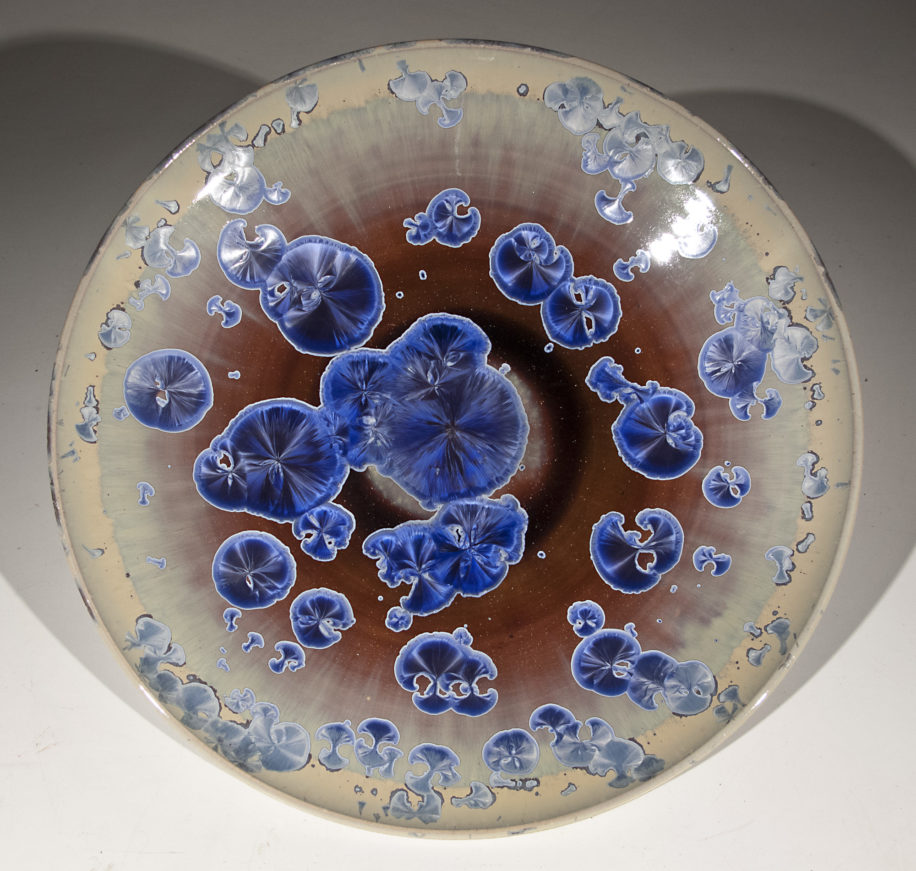 Blue-Amber Bowl #811 by Bill Boyd at The Avenue Gallery, a contemporary fine art gallery in Victoria, BC, Canada.
