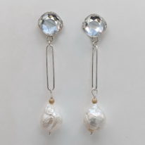 Freshwater Pearl Earrings by LULU B Designs at The Avenue Gallery, a contemporary fine art gallery in Victoria, BC, Canada.