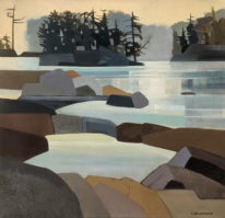 Silver Lining by Lorna Dockstader at The Avenue Gallery, a contemporary fine art gallery in Victoria, BC, Canada.
