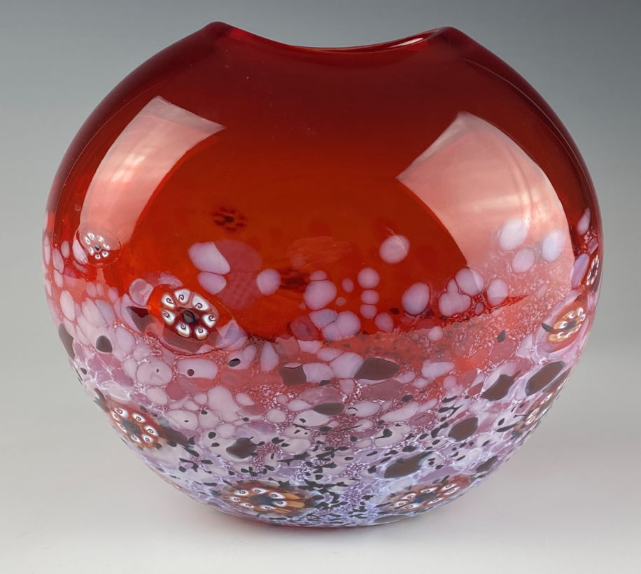 Tulip Vase (Red) by Lisa Samphire at The Avenue Gallery, a contemporary fine art gallery in Victoria, BC, Canada.