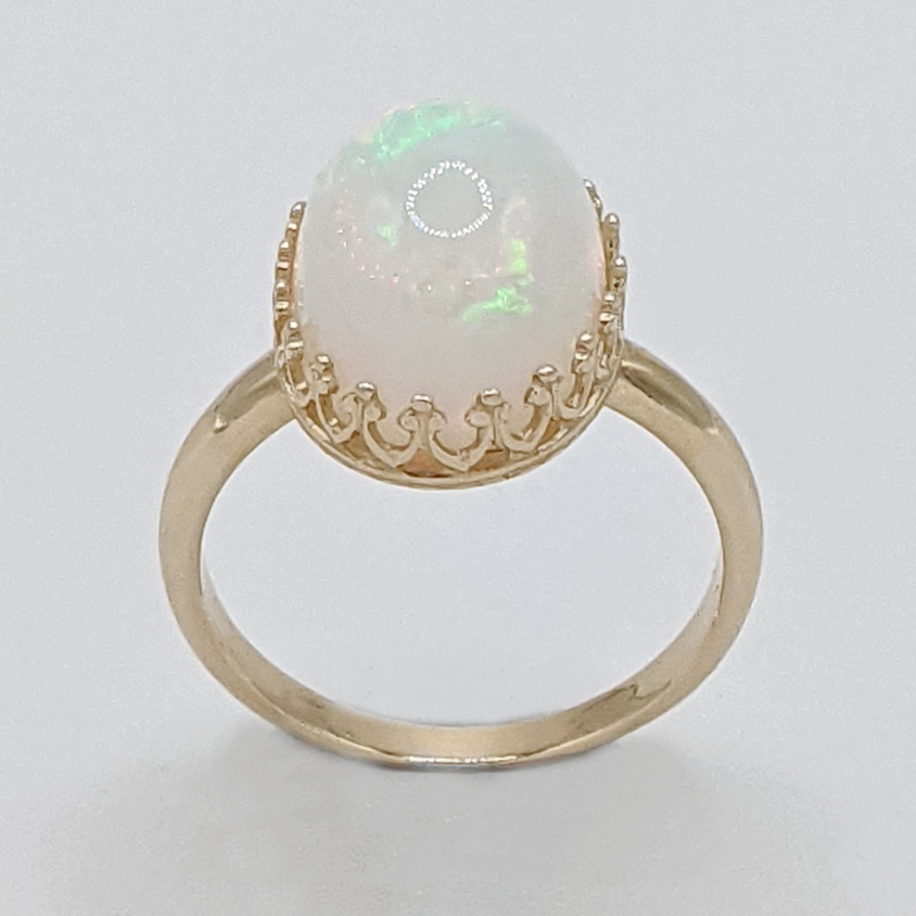 Ethiopian Opal Ring by Val Nunns at The Avenue Gallery, a contemporary fine art gallery in Victoria, BC, Canada.