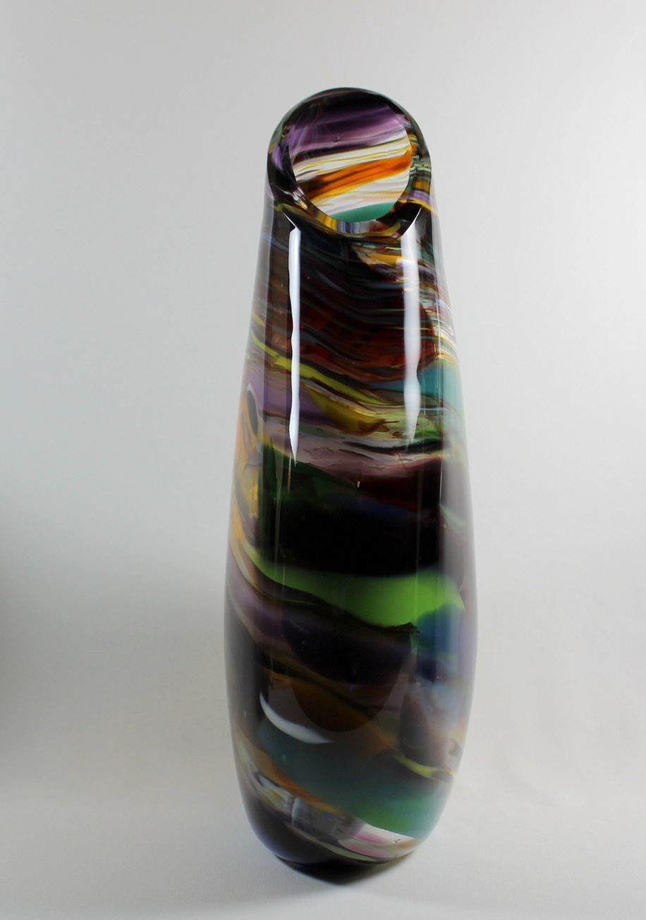 Multi Coloured Vase by Guy Hollington at The Avenue Gallery, a contemporary fine art gallery in Victoria, BC, Canada.