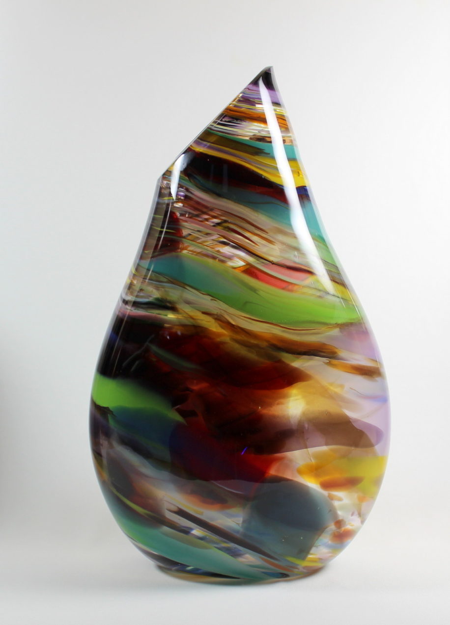 Multi Coloured Vase by Guy Hollington at The Avenue Gallery, a contemporary fine art gallery in Victoria, BC, Canada.