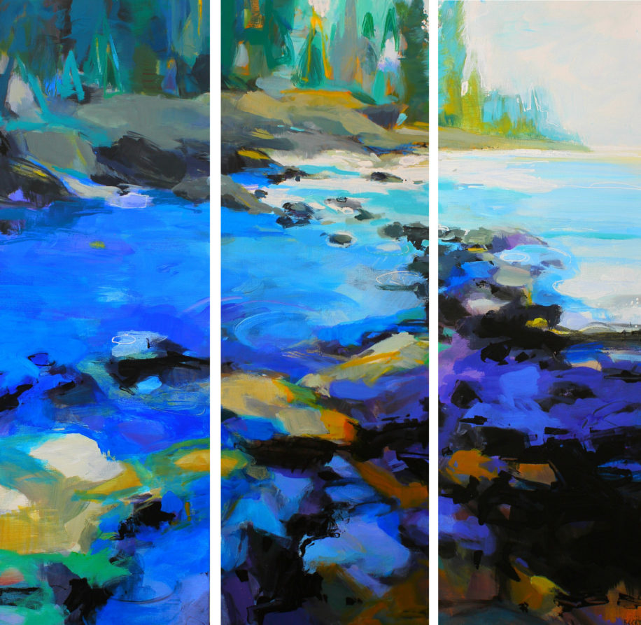 Ocean Blue by Becky Holuk at The Avenue Gallery, a contemporary fine art gallery in Victoria, BC, Canada.