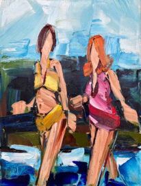 Bathing Beauties II by Kimberly Kiel at The Avenue Gallery, a contemporary fine art gallery in Victoria, BC, Canada.