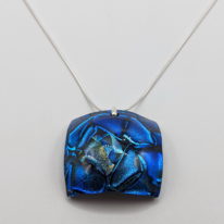 Domed Mosaic Pendant by Peggy Brackett at The Avenue Gallery, a contemporary fine art gallery in Victoria, BC, Canada.