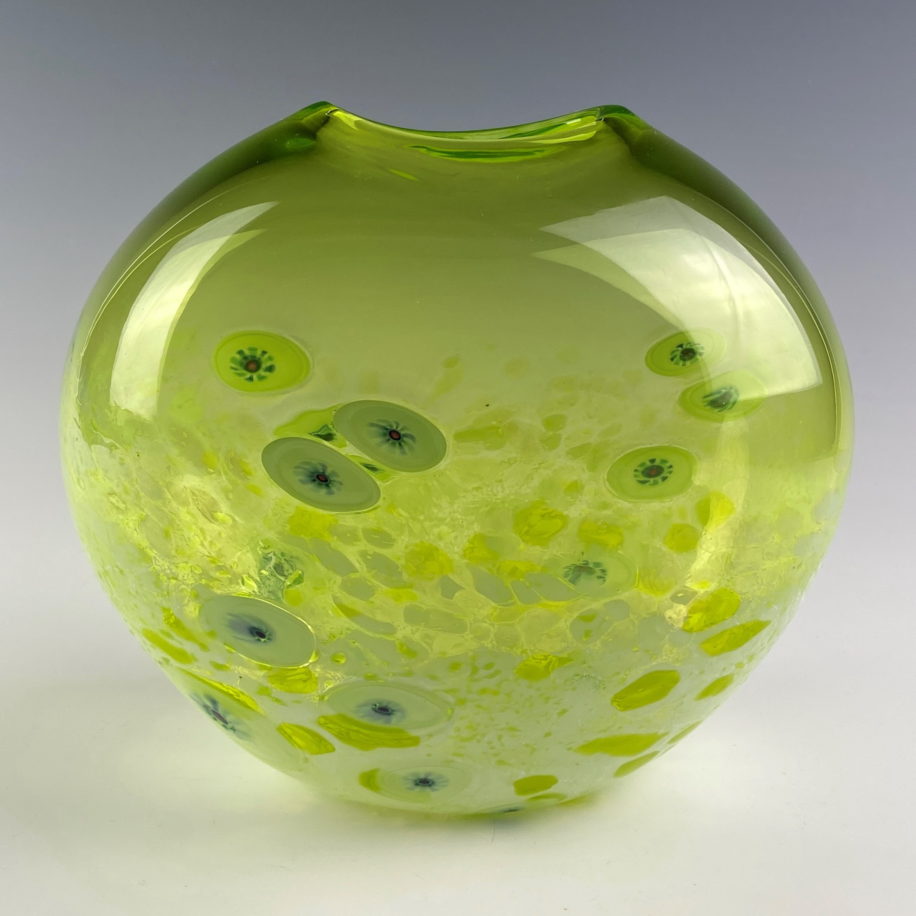 Tulip Vase (Lime Green) by Lisa Samphire at The Avenue Gallery, a contemporary fine art gallery in Victoria, BC, Canada.